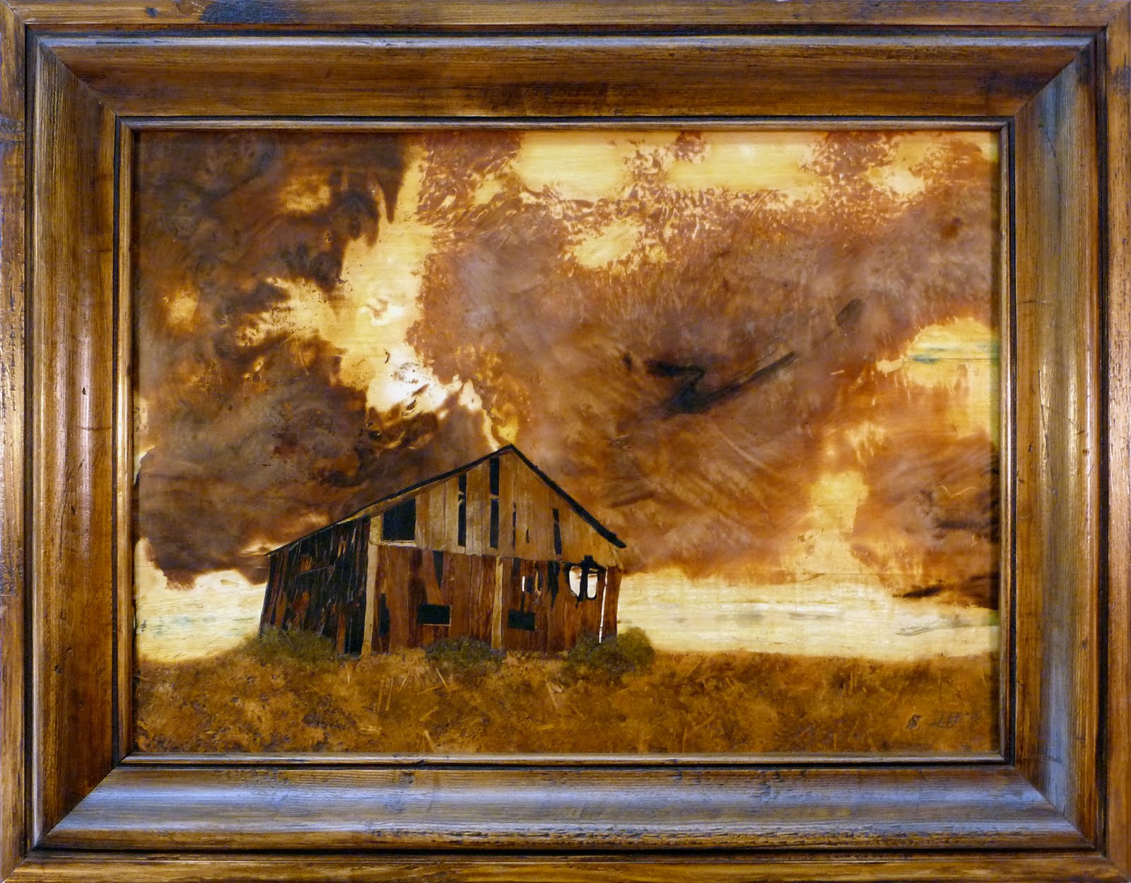 wood marquetry